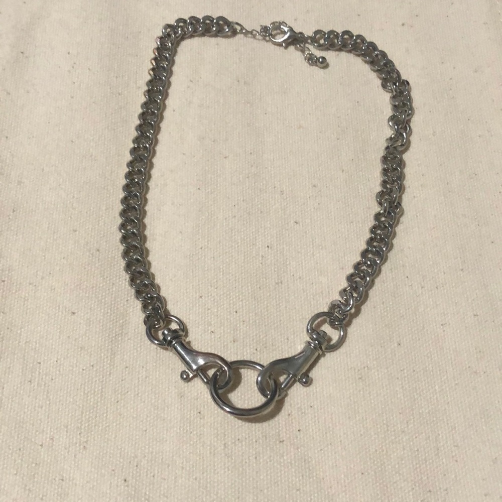 Silver choker